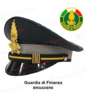 Berretto completo Brigadiere Guardia di Finanza DIADEMA con soggolo in tessuto GDF