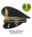 Berretto completo Brigadiere Capo Guardia di Finanza DIADEMA con soggolo in tessuto GDF