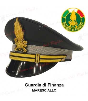 Berretto completo Maresciallo Guardia di Finanza DIADEMA con soggolo in tessuto GDF