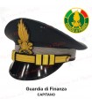 Berretto completo Capitano Guardia di Finanza DIADEMA con soggolo in tessuto GDF