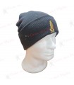 Papalina zuccotto in lana Grigio con fiamma oro Guardia di Finanza ricamata Cappello GDF