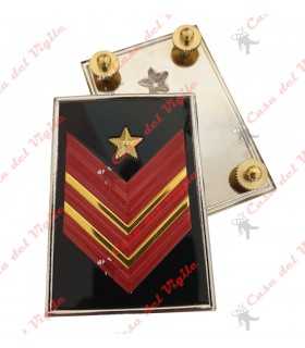 Coppia Gradi in Metallo CC carabiniere APPUNTATO SCELTO QUALIFICA SPECIALE per drop - Gradi CARABINIERI