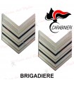 Coppia Gradi in Metallo CC BRIGADIERE per drop - Gradi metallici CARABINIERI