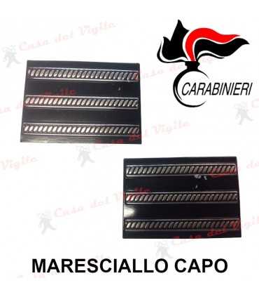 Gradi in Metallo CC MARESCIALLO CAPO per drop - Gradi metallici CARABINIERI