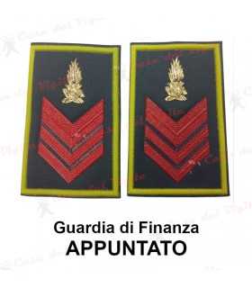Tubolari Guardia di Finanza APPUNTATO - Coppia gradi GDF
