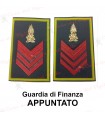 Tubolari Guardia di Finanza APPUNTATO - Coppia gradi GDF