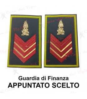 Tubolari Guardia di Finanza APPUNTATO SCELTO - Coppia gradi GDF
