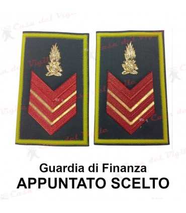 Tubolari Guardia di Finanza APPUNTATO SCELTO - Coppia gradi GDF