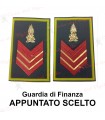 Tubolari Guardia di Finanza APPUNTATO SCELTO - Coppia gradi GDF