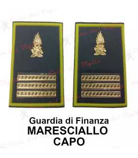 Tubolari Guardia di Finanza MARESCIALLO CAPO - Coppia gradi GDF