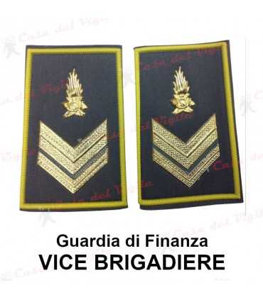 Tubolari Guardia di Finanza VICE BRIGADIERE - Coppia gradi GDF