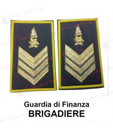 Tubolari Guardia di Finanza BRIGADIERE - Coppia gradi GDF