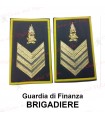 Tubolari Guardia di Finanza BRIGADIERE - Coppia gradi GDF