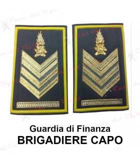 Tubolari Guardia di Finanza BRIGADIERE CAPO - Coppia gradi GDF