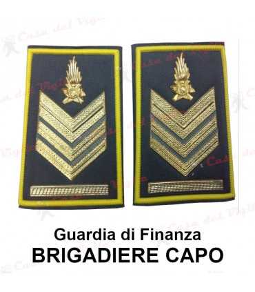 Tubolari Guardia di Finanza BRIGADIERE CAPO - Coppia gradi GDF