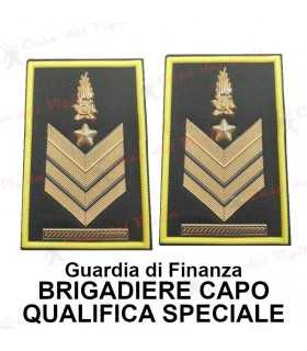Tubolari Guardia di Finanza BRIGADIERE CAPO QUALIFICA SPECIALE - Coppia gradi GDF