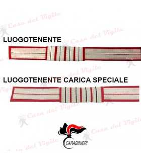 Soggolo per Berretto Carabinieri LUOGOTENENTE e CARICA SPECIALE CC Soggolo e Galloni per Primo Luogotenente