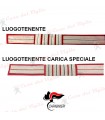 Soggolo per Berretto Carabinieri LUOGOTENENTE e CARICA SPECIALE CC Soggolo e Galloni per Primo Luogotenente