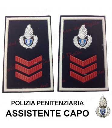 Tubolari ASSISTENTE CAPO di Polizia Penitenziaria - Coppia gradi da DIVISA