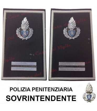 Tubolari SOVRINTENDENTE di Polizia Penitenziaria - Coppia gradi da DIVISA