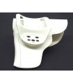 SD1 - Fondina Vega Holster in cuoio Bianca chiusa con pattina dotata di passante rotativo per Beretta 92 98