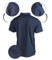 DARK BLUE TACT.SHORT SLEEVE POLO SHIRT QUICKDRY