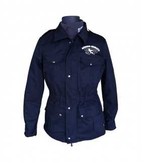 Blue Saharan camouflage operational jacket with removable internal padding