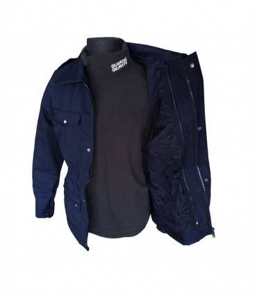 Blue Saharan camouflage operational jacket with removable internal padding