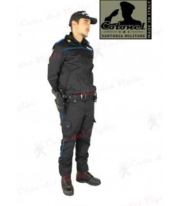 Complete uniform type operational suit BLACK Saharan jacket and operational trousers Security Guard