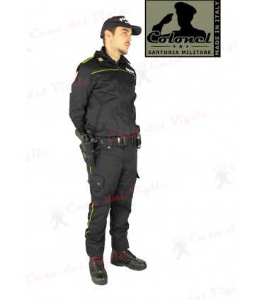 Complete uniform type operational suit BLACK Saharan jacket and operational trousers Security Guard