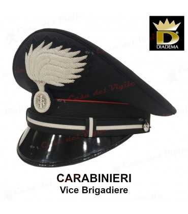 Berretto Completo Carabiniere DIADEMA VICE BRIGADIERE CARABINIERI con Soggolo e Galloni CC
