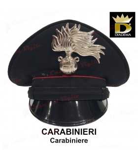 Berretto DIADEMA CARABINIERI APPUNTATO Fregio Metallo Soggolo e Galloni in Tessuto Carabinieri CC