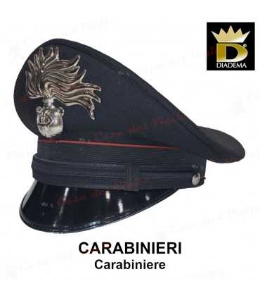 Berretto DIADEMA CARABINIERI APPUNTATO Fregio Metallo Soggolo e Galloni in Tessuto Carabinieri CC