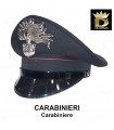 Berretto DIADEMA CARABINIERI APPUNTATO SCELTO Fregio Metallo Soggolo Cuoio Carabinieri CC