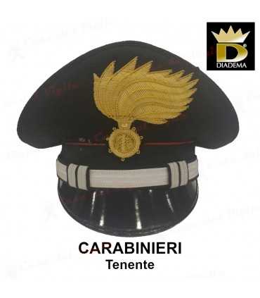 Berretto Carabinieri DIADEMA TENENTE CARABINIERE completo di soggolo e galloni CC