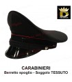 Berretto Carabinieri neutro DIADEMA spoglio con millerighe e soggolo in tessuto per Carabiniere CC senza gradi