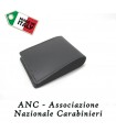 Vega Holster 1WE125 wallet with metal plate ANC national association of carabinieri removable flap