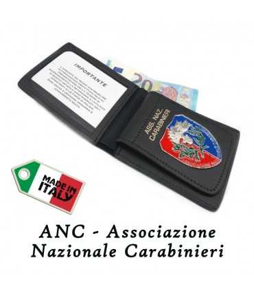 Vega Holster 1WE125 wallet with metal plate ANC national association of carabinieri removable flap