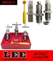 90514 - LEE Precision 3 DIES SET 45COLT CARBIDE Long Colt