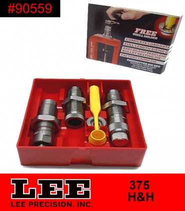 90559 - LEE Precision 375 H&H Pacesetter 3-Dies Set