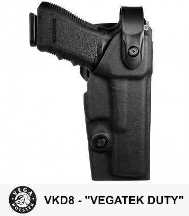 VKD8 - Vegatek Duty: fondina professionale in kydex termoformato