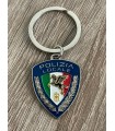 Porta chiavi POLIZIA LOCALE NAZIONALE PEGASO con anello portachiavi