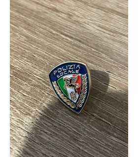 Spilla POLIZIA LOCALE NAZIONALE PEGASO con morsetto