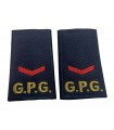 Coppia tubolari ricamati Grado AGENTE SCELTO Guardie Giurate GPG vigilanza