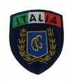 Patch a scudo Fregio Guardia Giurata con alloro e tricolore Italia scudetto con velcro