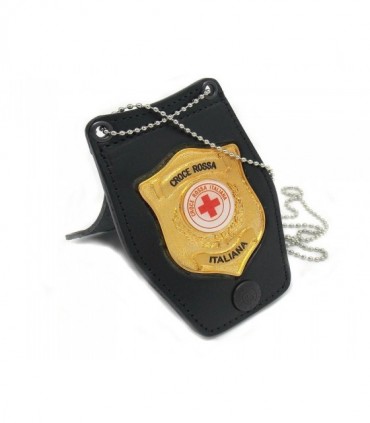 Porta placca da collo Vega Holster a collana 1WB117 Croce Rossa Italiana