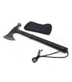 Accetta indiana Ausonia nera con fodero da cintura