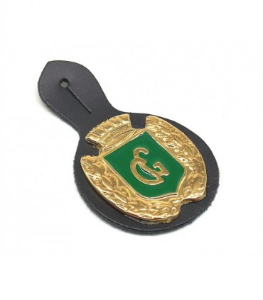 Pendif con placca Guardia Giurata fondo verde