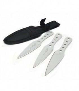 Set 3 coltelli lancio white dragon Albainox