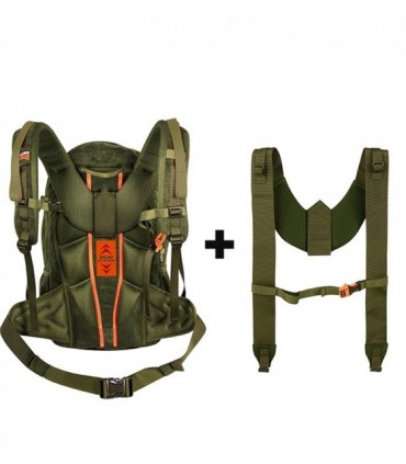 Zaino Nature Suede verde 28 litri